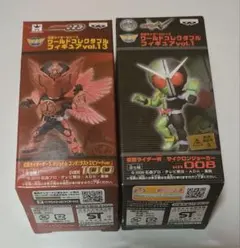 コレクタブル　仮面ライダーW ダブル 仮面ライダーオーズ　2点セットのサムネイル