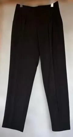 GU タックテーパードパンツ　ブラック　L