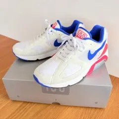 【日本未発売】[美中古]ナイキ エアマックス180 size?別注 27cm NIKE AIR 180 BLACK/BLACK-HYPER CRIMSON （ナイキ エア 180