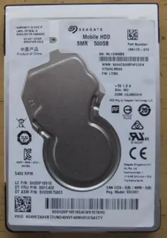 D1 SEAGATE 2.5 インチ HDD ハードディスク 500GB