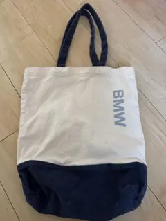 BMW トートバッグ アイボリー/ネイビーのサムネイル
