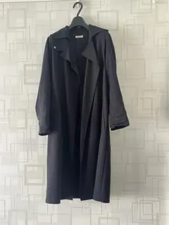 a.v.v standard 黒 ロングコート フロントボタン付き