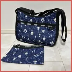 LESPORTSAC PEANUTS スヌーピー ショルダーバッグ ポーチ付きのサムネイル