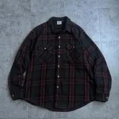【80s】Prentiss Outdoors ヘビーネルシャツ ''USA製''