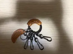 Dakota キーホルダー キーリング レザー　ブラウン