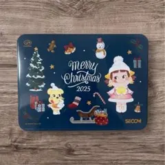 ペコちゃん　クリスマス　 デザイン缶　2025　非売品　セコム　SECOM