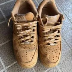 Nike Air Force 1 supremeブラウン スニーカー