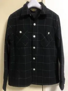 cootie クーティー オープンカラー ボックス ラメ ブラック S ウール