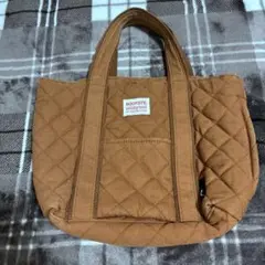 ROOTOTE キルティングハンドバッグ ブラウン