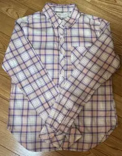 【earth music&ecology 】長袖チェックシャツ