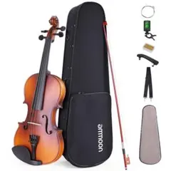 新品♪ エレクトリックバイオリン 4/4 黒色 サイレントタイプ 入門