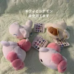 サンリオ もにまるず キティ シナモン ポムポムプリン マスコット キーホルダー
