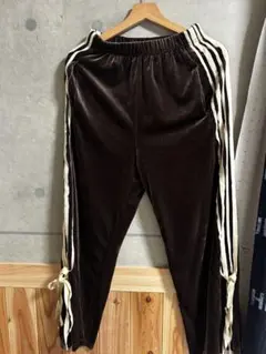 ベロア　ジャージ　ブラウン