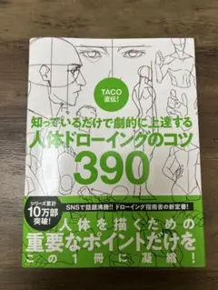知ってるだけで劇的に上達する人体ドローイングのコツ390 イラスト 資料集