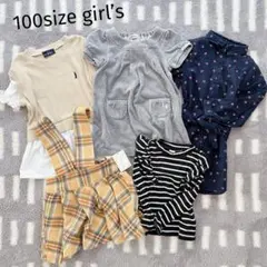 【100サイズ女の子服】おまとめ ミキハウス 新品あり ワンピース 春服
