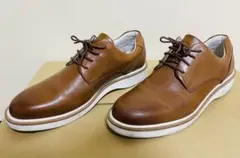 ブラウンレザー レースアップシューズ