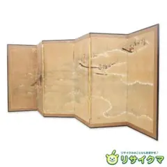 昭和レトロ★木彫り　衝立「鷲 」和風　間仕切り　大型120cm 昭和初期のアンティーク和風衝立 木の温もり