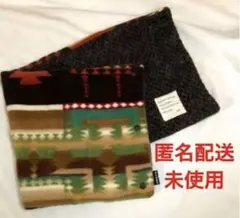 未使用　リバーシブル　ネックウォーマー　フリース　ネイティブ柄　ビームス