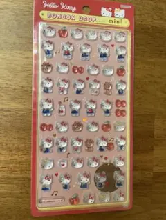 【正規品】ハローキティ ボンボンドロップシールmini　赤