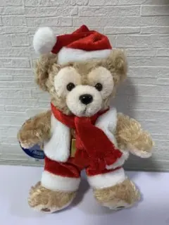 ＴＤＳダッフィー　ぬいぐるみバッジ　クリスマス