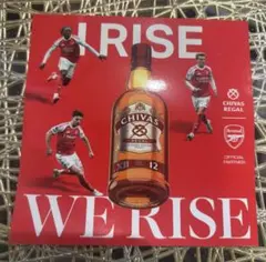 新品CHIVAS REGAL Arsenal コラボ 記念ステッカー