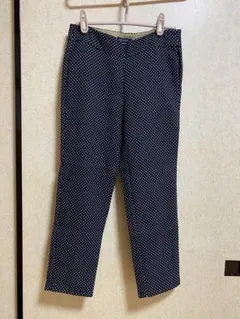 ドット柄カジュアルパンツ