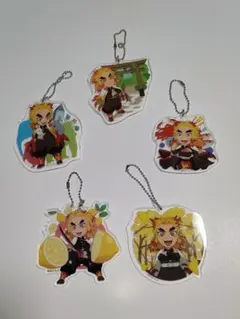 鬼滅の刃 煉獄杏寿郎 ご当地イラスト アクリルチャーム