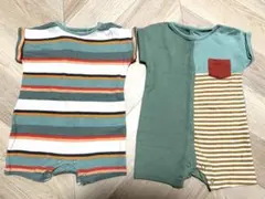 next baby ロンパース2枚セット