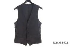 【L.B.M.1911/エルビーエム1911】コーデュロイ ジレ ベスト