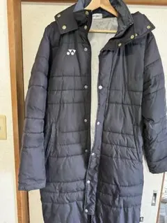 YONEX フード付きロングダウンジャケット L ブラック YONEX フード付きロングダウンジャケット L ブラック