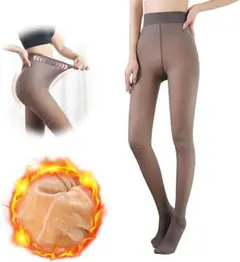 裏起毛タイツ レディース 透け感タイツ 強い伸縮性