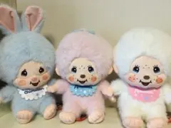 モンチッチ　コットンキャンディ　ぬいぐるみ　Lサイズ　3種セット【新品未使用】