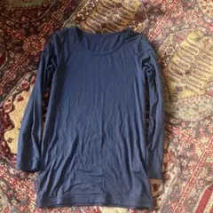 ユニクロ　UNIQLO ヒートテック　ネイビー 140cm シャツ