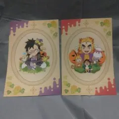 鬼滅の刃 ハロウィン ポストカード 煉獄 玄弥