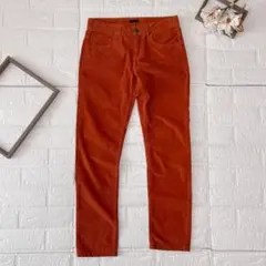 JOSEPH コーデュロイパンツ 36 オレンジ 細身 秋冬