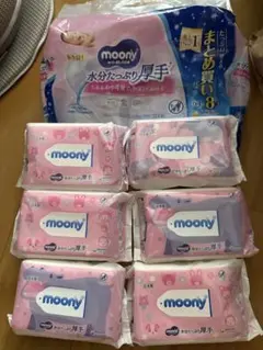 moony おしりふき 厚手 64枚×6個のサムネイル