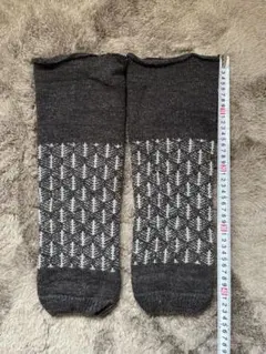 【レッグウォーマー】北欧柄 雪柄 裏起毛