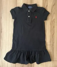 ポロ ラルフローレン 黒 ポロシャツドレス 半袖