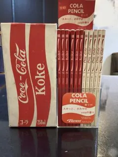 昭和レトロ コカコーラ鉛筆 115本まとめ売り元箱付き当時物
