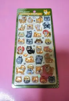 週末価格！ボンボンドロップ　クーリア　柴犬　ボンドロ　和柄　日本　正規品　シール