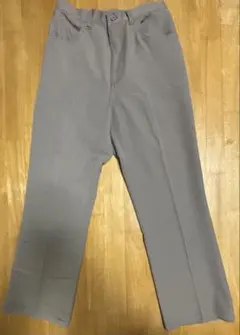 ベージュSサイズ スラックス ウエストゴム