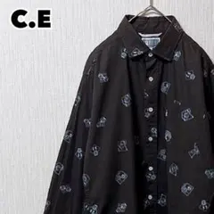 C.E CAV EMPT シーイー キャブエンプト 長袖シャツ 総柄 M