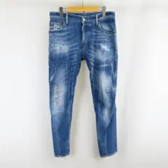 イタリア製 DSQUARED2 ストレッチ ダメージ スキニー デニム パンツ