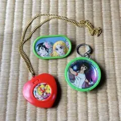 アニメキャラクター (エースを狙えetc.) 小物3個セット