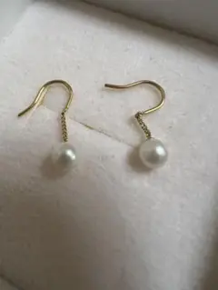 鑑定済み Pt900】 プラチナ ピアス ピンク×メレダイヤ デザインピアス