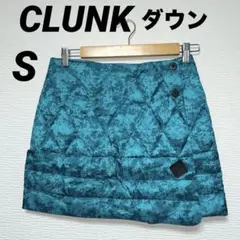 美品 CLUNK クランク リバーシブル ダウンスカート S ゴルフウェア