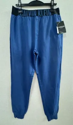 カルバンクライン ロゴ ジョガーパンツ NM1961 Ｍサイズ ネイビー 新品