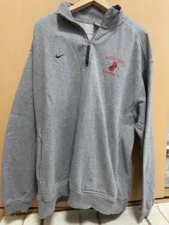 Nike ハーフジップ　トレーナー Lサイズ グレー