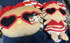 日焼けキティ サングラス クッション・ぬいぐるみ・ストラップ セット