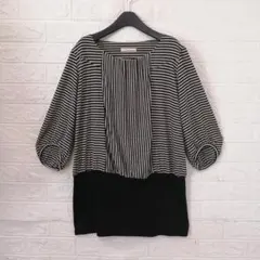 GALLARDAGALANTE　ボリュームスリーブ切り替えデザインチュニックのサムネイル
